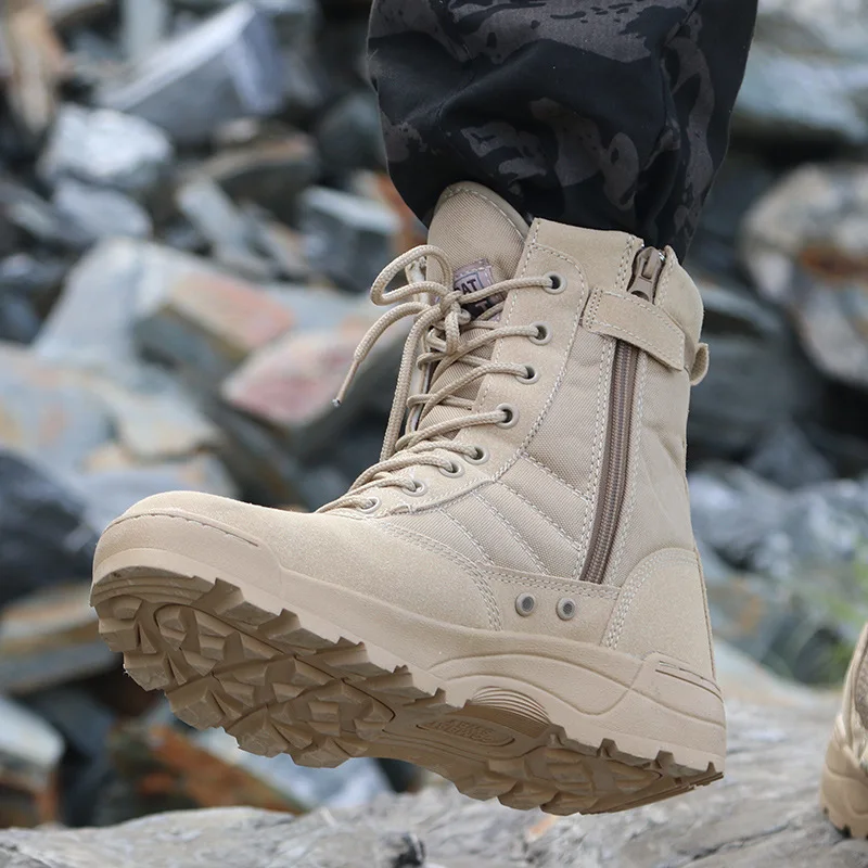 Men Desert Tactical Military Boots Mens Working Safty Shoes Army Combat Militares Tacticos Zapatos Feamle2 |
