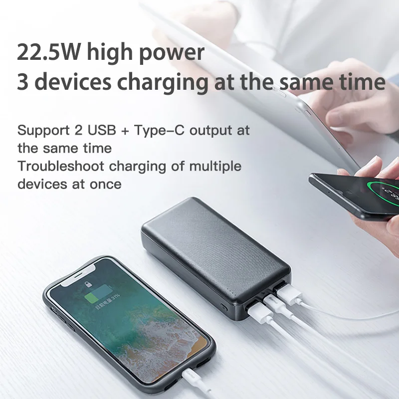 10000mAh Power Bank Type-C PD Fast Charging Powerbank Micro USB Portable External Battery Charger Support SCP Vooc Quick Charge 10000mAh Power Bank Type-C PD Fast Charging Powerbank Micro USB Portable External Battery Charger Support SCP Vooc Quick Charge