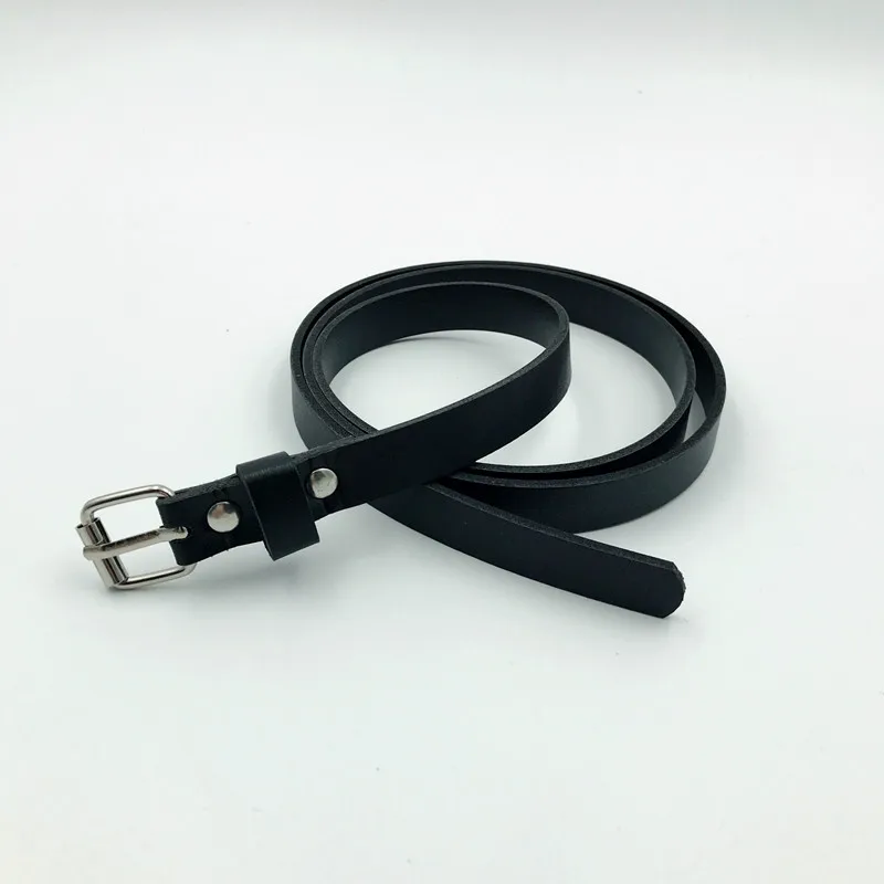 black Новинка, женские ремни из искусственной кожи, яркие цвета, 4 цвета, тонкий пояс, регулируемый пояс из ПУ кожи, простой однотонный кожаный ремень для женщин, 125 см - Цвет: black