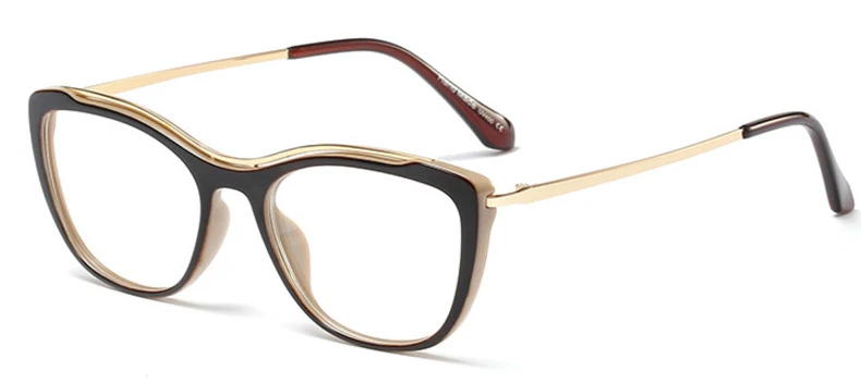 KEHU summer New Style Cat Eye Glasses Women Brand Ultralight Fashion Non-Optical Eyeglass Frame UV400 Lens Goggles KE39