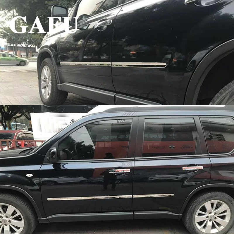4 шт. накладки из нержавеющей стали для Nissan X Trail T31 2007 2013|Хромирование| |