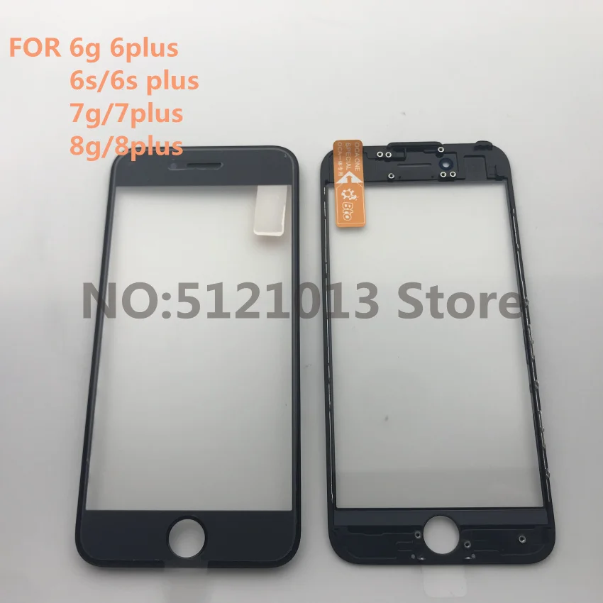 2 шт. холодный пресс 3 в 1 передний ЖК-экран стекло с рамкой OCA для iPhone 5 5S 5c 6 6s 7 8 plus запчасти для ремонта