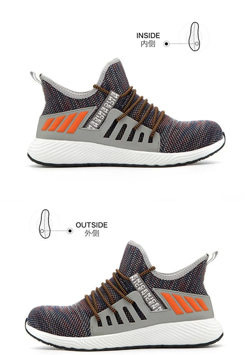 DEWBEST Safety Shoes Men Work Boots Construction Men's Outdoor Steel Toe Cap Shoes Men Puncture Proof High Quality Safety Boots2