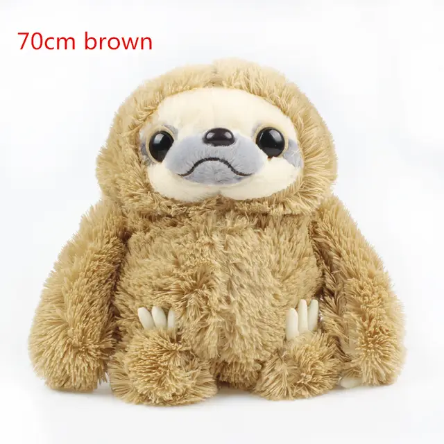 lifelike sloth toy