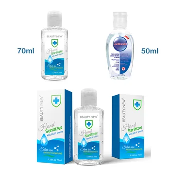 

50/70ml Einweg Anti Bakterielle Hand Sanitizer Schnell Trockenen Hand Desinfektion Gel Handgel 75% Ethanol für Erwachsene Kind