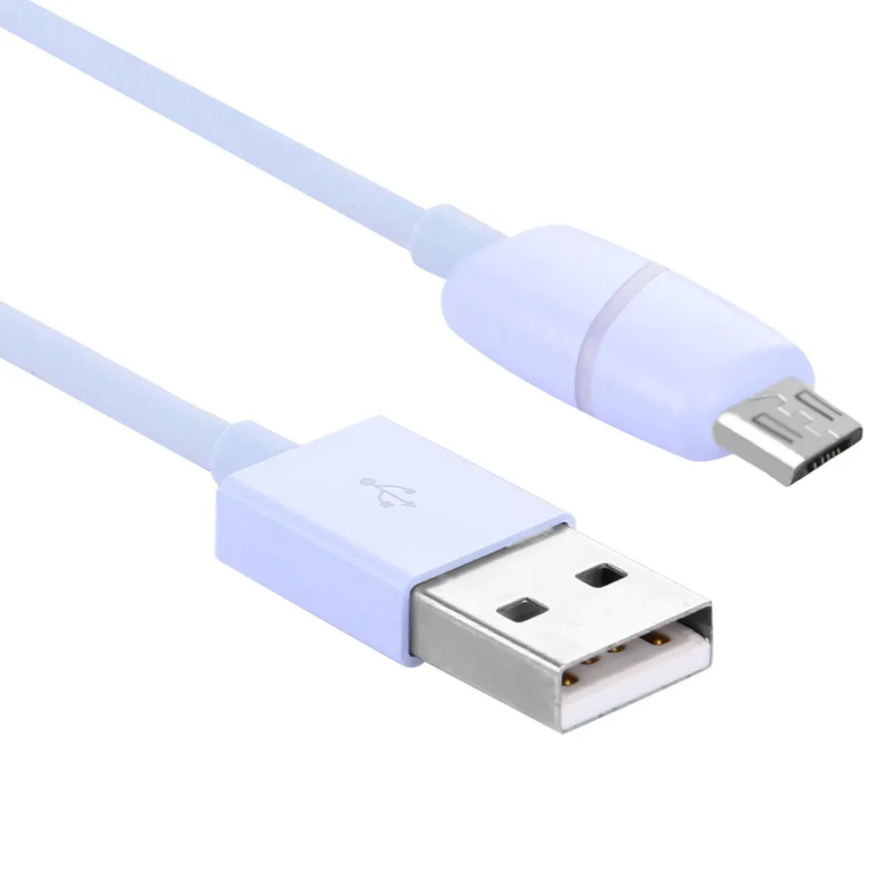 Светодиодный usb-кабель для быстрой зарядки Micro USB кабель для samsung Xiaomi huawei зарядное устройство провода Шнур адаптер Кабели