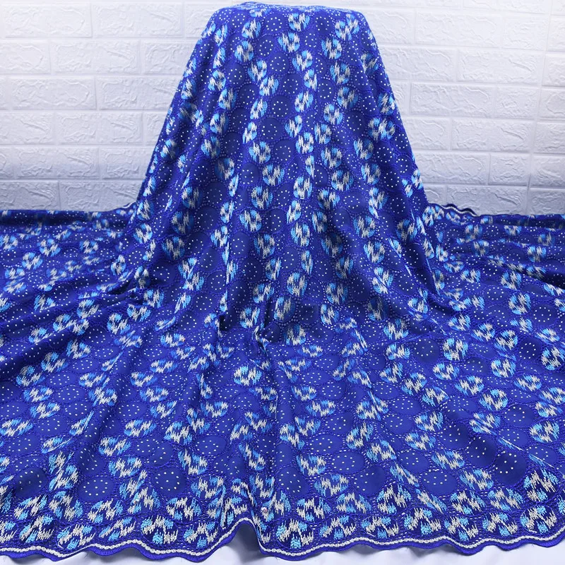 African Polish Lace Fabric High Quality Cotton Swiss Voile Lace Stones Nigerian Swiss Voile Lace Fabric For Men Y1791
