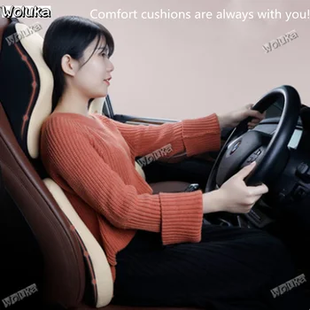 

Cushion car waist cushion set comfortable and durable car headrest neck pillow CD50 Q06
