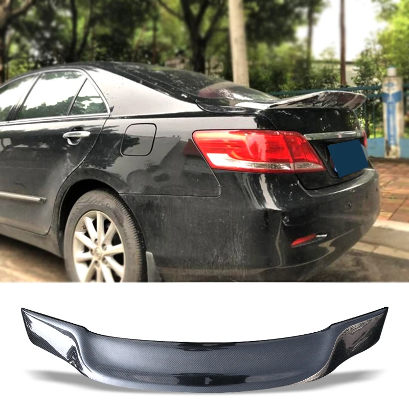 

Car Trunk Spoiler Carbon Fiber FRP Auto Rear Trunk Wing R Style Refit Accessories Spoiler For Toyota Camry 2004-2011