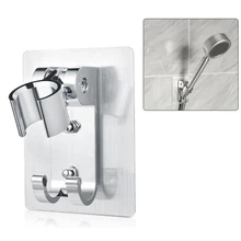 Металлический алюминиевый держатель для душа регулируемый самоклеющийся всасывающий настенный держатель для душа для ванной комнаты монтажные кронштейны