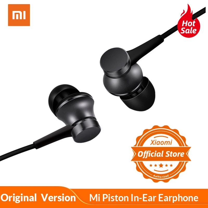 Оригинальные наушники вкладыши Xiaomi Mi Piston молодежная версия разноцветные с