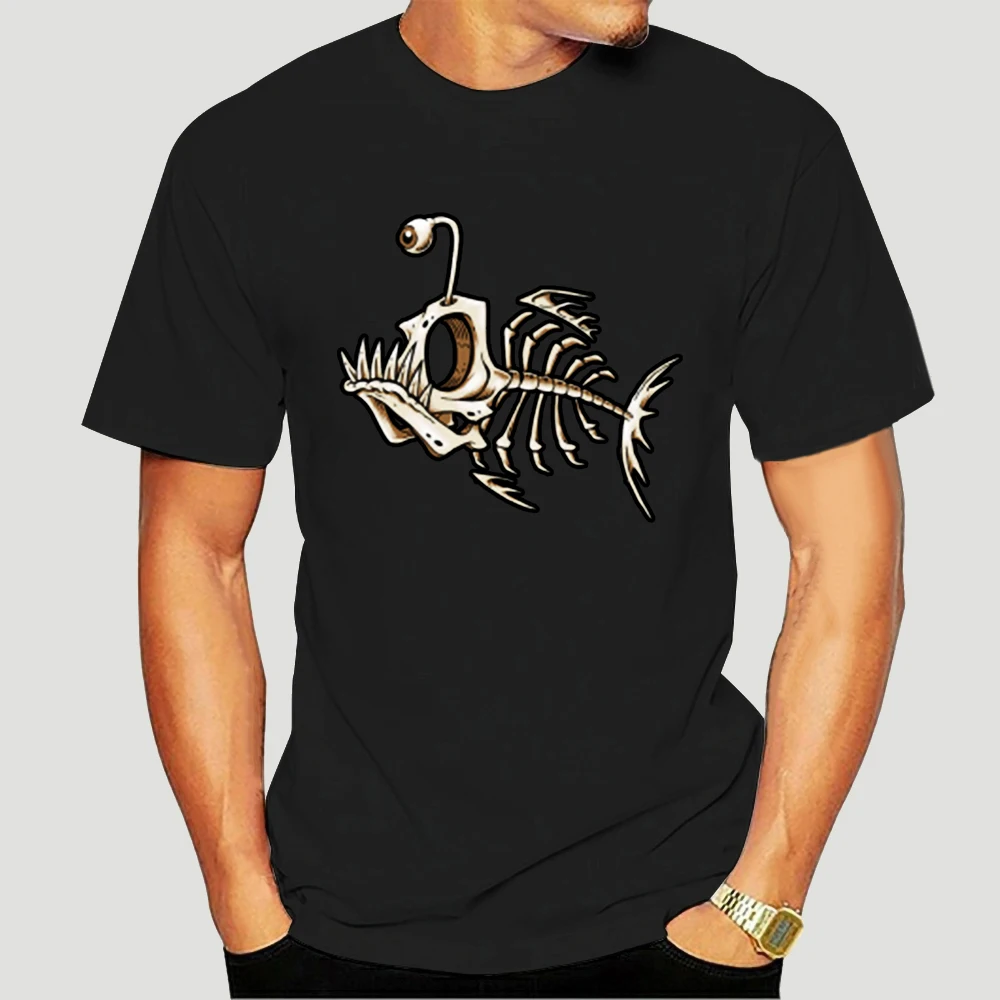 funny t shirt bones fish skeleton weird 
