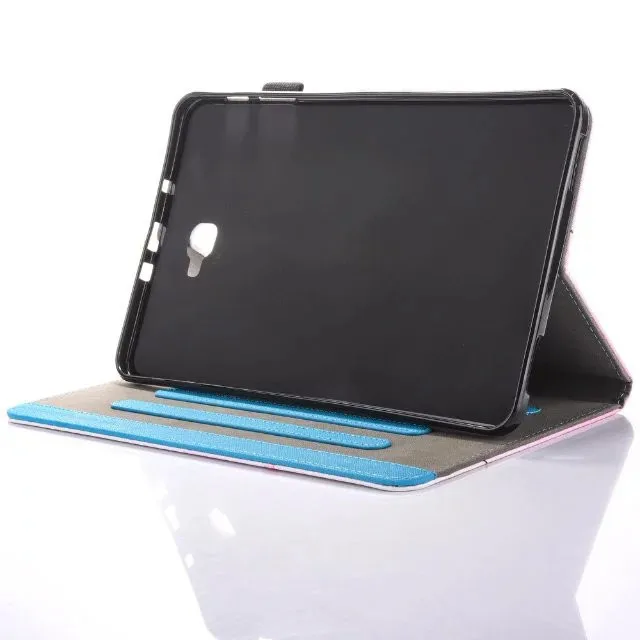 Для fundas samsung Galaxy Tab A 10,1 A6 T580N T585C чехол-подставка для Galaxy Tab A 10,1 T580 T585 чехол для планшета с держателем для карт