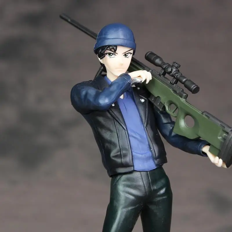 

Detective Conan Garage Kit Red jack&alin xiu a Akai Sniper Rifle Prize Figure Conan Garage Kit Model Ornaments