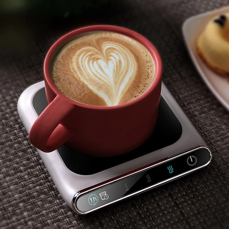 5V Cup Smart USB Heated Mug Coaster Cup Heater Taza Calienta Agua Thermostatic Mat Pad Oficina Hot Milk Coffee Warmer Pad