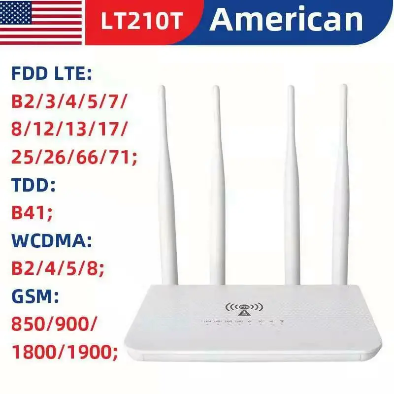Разблокированный мобильный телефон AT&ampT Verizon T SIM-карта 3G 4G LTE роутер CAT4 300 Мбит/с