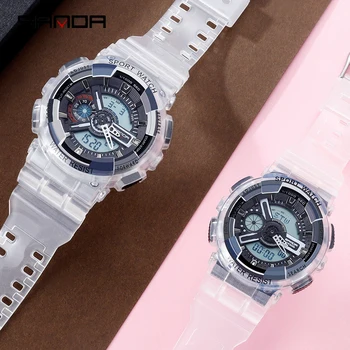 

Fashion Sports Watch Couple Multi-function Waterproof LED Digital Watch Men's G Style Sports Lovers Watches relogio masculino