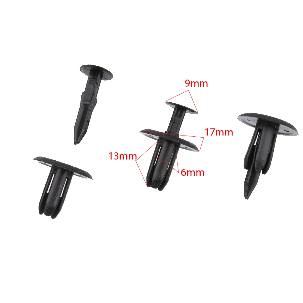 30pcs Door Trim Panel Retainers Clips Replace For 6mm Holes Mazda GJ2168885