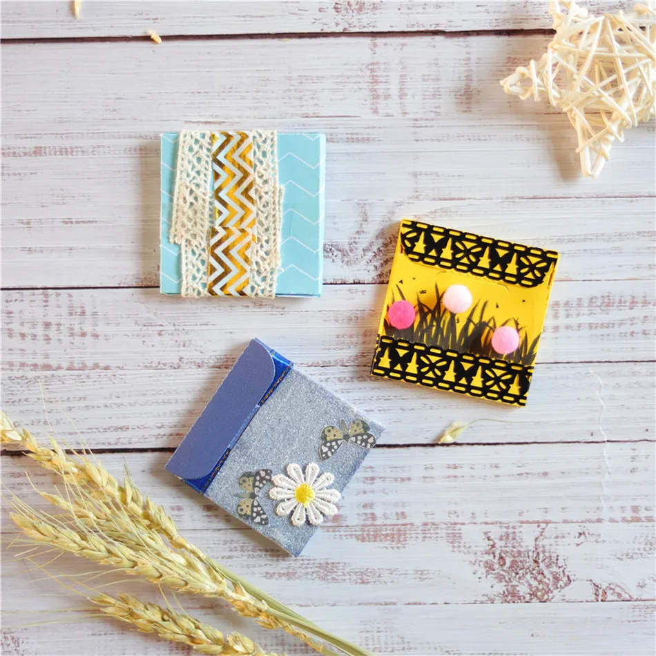GJCrafts Envelope Metal Cutting Dies Christmas Stencils for DIY Scrapbook Embossing Paper Craft Creative Envelope Cut Dies New
