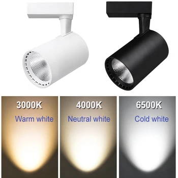 

12W 30W 20W 40W Track Lighting Spot LampsLed Track Light Lamp Lights Fixtures Spotlights 220V for shop clothing Store Home