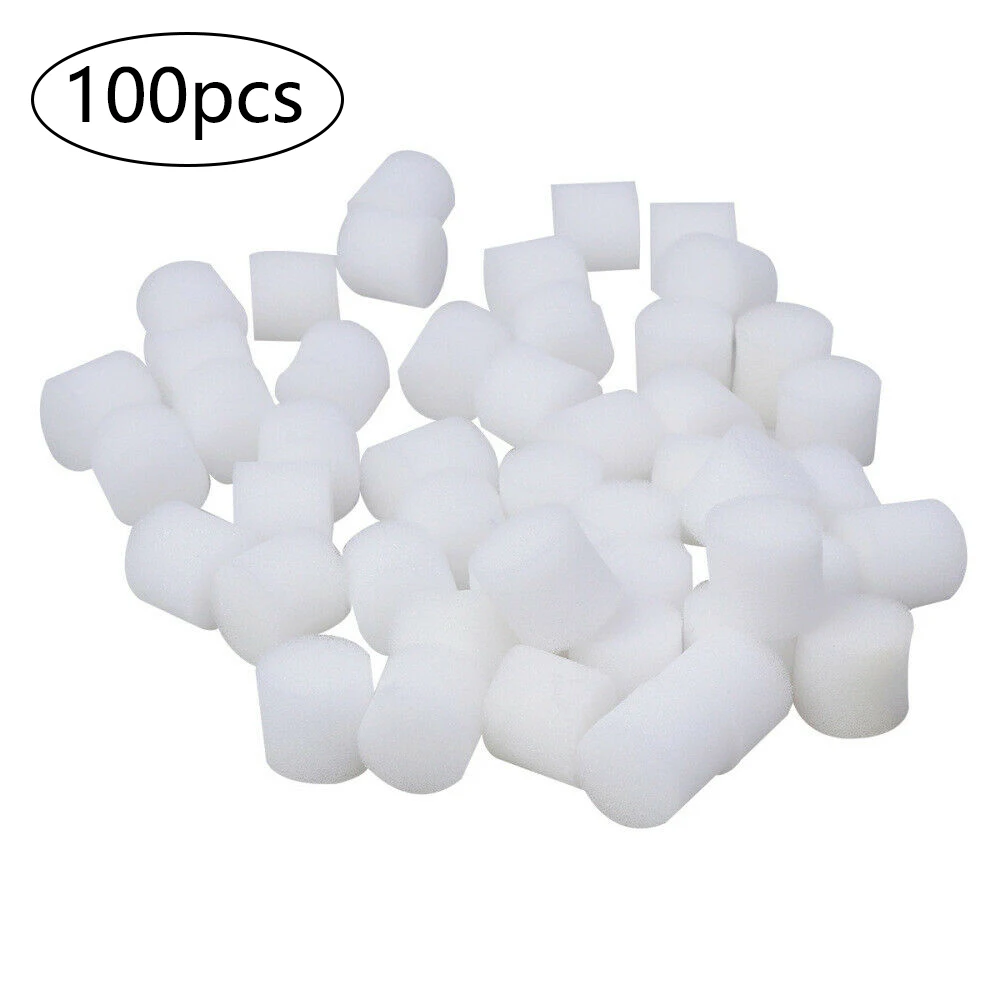 100Pcs Soilless Hydroponic Cylinders Sponge Plants Vegetable Seed Cultivation System For Fixing Nursery Pots Plants Root