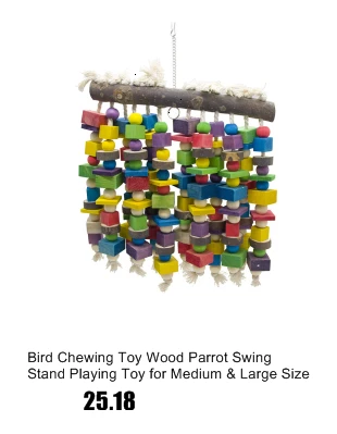 Parrot Claw Beak Grinding Bar Birds Shower Standing Stick Wooden Bar for Climbing and Biting Pet Toy Perches Stand Platform