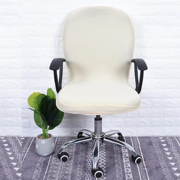 

Removable Swivel Chair Cover Home Office Computer Area Decorations Furniture Armchair Seat Protector Covers