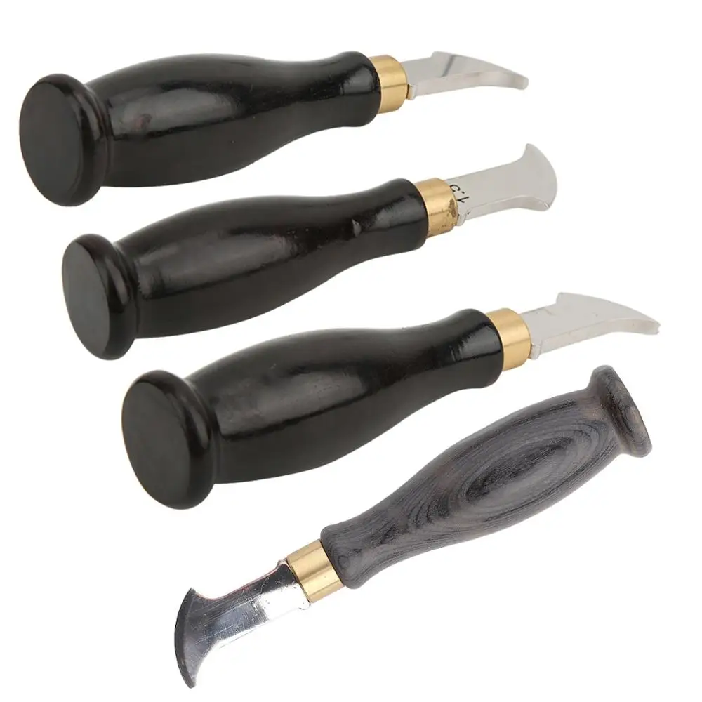 Leathercraft Edge Creaser Sandalwood Wooden Handle Fan-Shaped Edge Roller Hand-Made Leather Rolling Press DIY Tool 1mm Leathercraft Edge Creaser Sandalwood Wooden Handle Fan-Shaped Edge Roller Hand-Made Leather Rolling Press DIY Tool 1mm