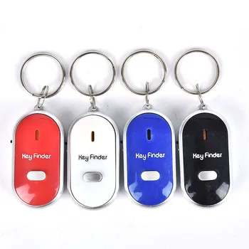 

Smart Keyring Whistle Keychain Tracker Anti-Lost Finder Sound Control LED Key