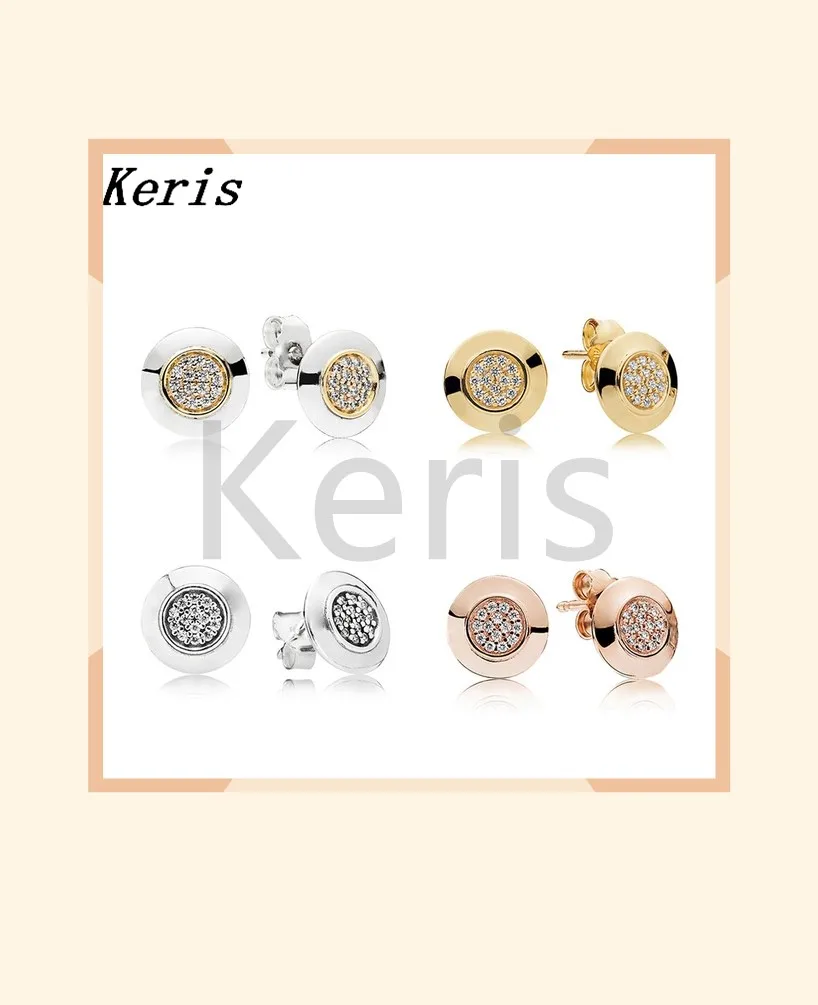 

High Quality Reproduction 1:1 100% 925 Pure Silver Multi-Style Round Stud Set Free Gift Package