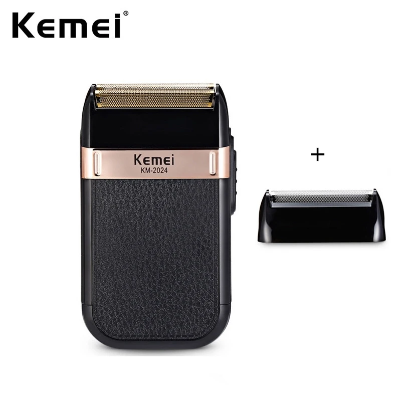 Kemei Electric Shaver for Men Electric Razor Twin Blade  Reciprocating USB Rechargeable Shaving Machine Washable Beard Trimmer