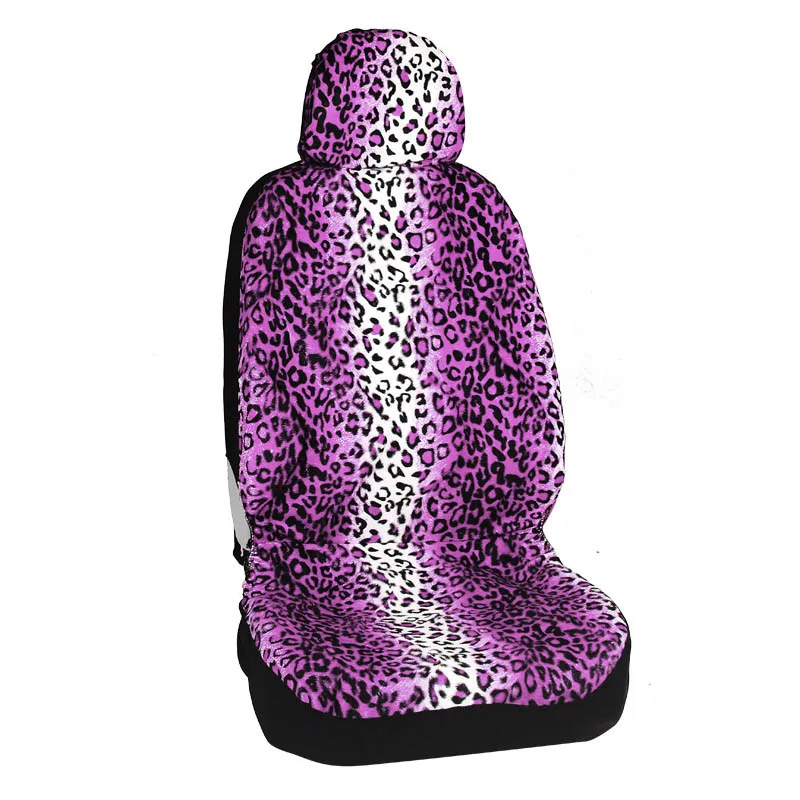 1 комплект одежды леопардовой расцветки сиденья Весна и осень зима общее дамы спортивный костюм для игр с леопардовым узором и коротким плюшем интерьерные аксессуары Полный чехол для сиденья - Название цвета: 1set purple