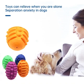 

Pet Creative Molar Toys Football Design Ball Toys Funny Food Leaking Toys Dog Educational Supply Creative Style Dog Toys Hot