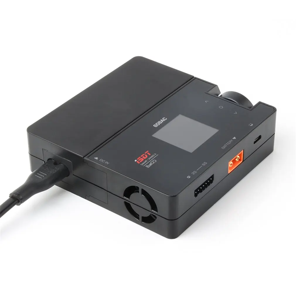 ISDT 608AC AC 60 Вт DC 200 Вт 8A BattGo Смарт зарядное устройство Dis зарядное устройство со съемным источником питания