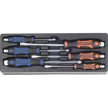 

Licota-a set of screwdrivers all-metal 6PR. In the spoon licota art. ack-384015