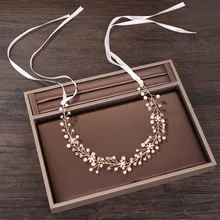 Горный хрусталь жемчужный ремешок для волос головной убор свадебное платье аксессуары свадебный головной убор невесты