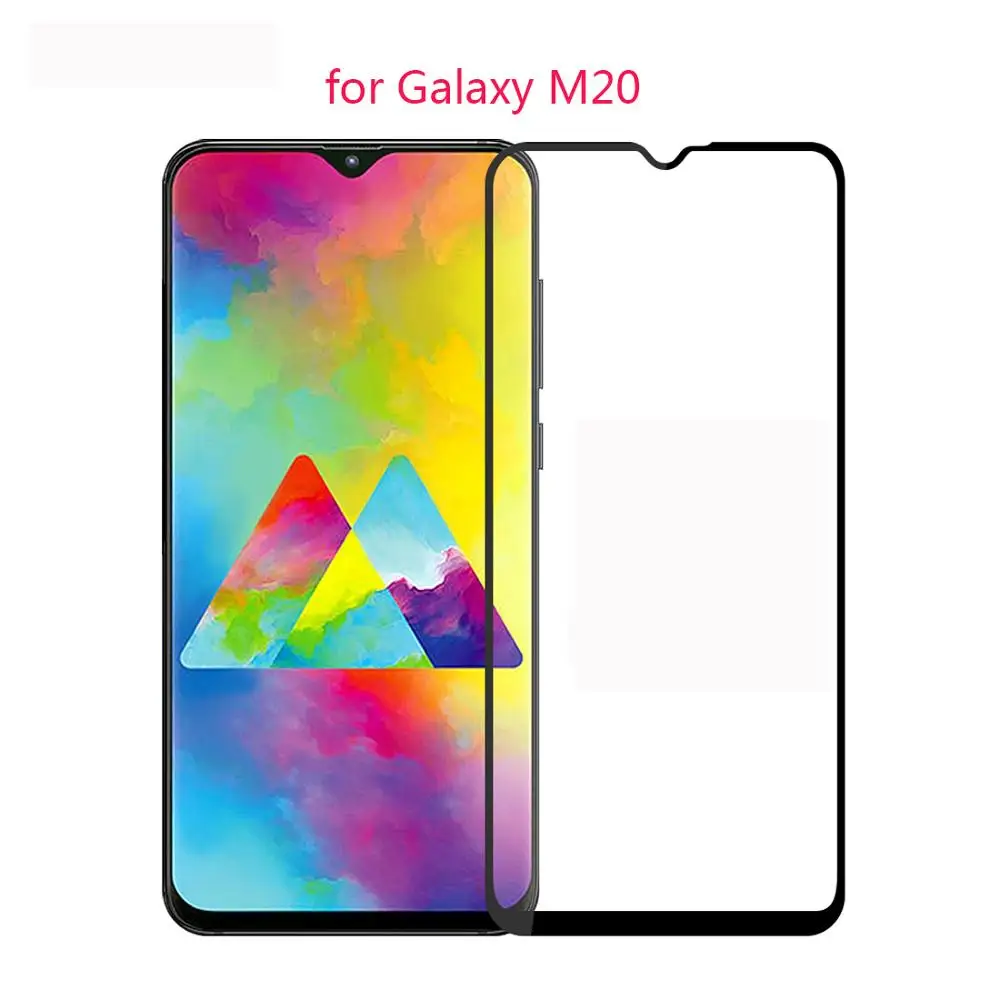 MOFI для Galaxy M10/M20/M30 защита экрана смартфона 9H 2.5D полноэкранная пленка из закаленного стекла для мобильного телефона Galaxy
