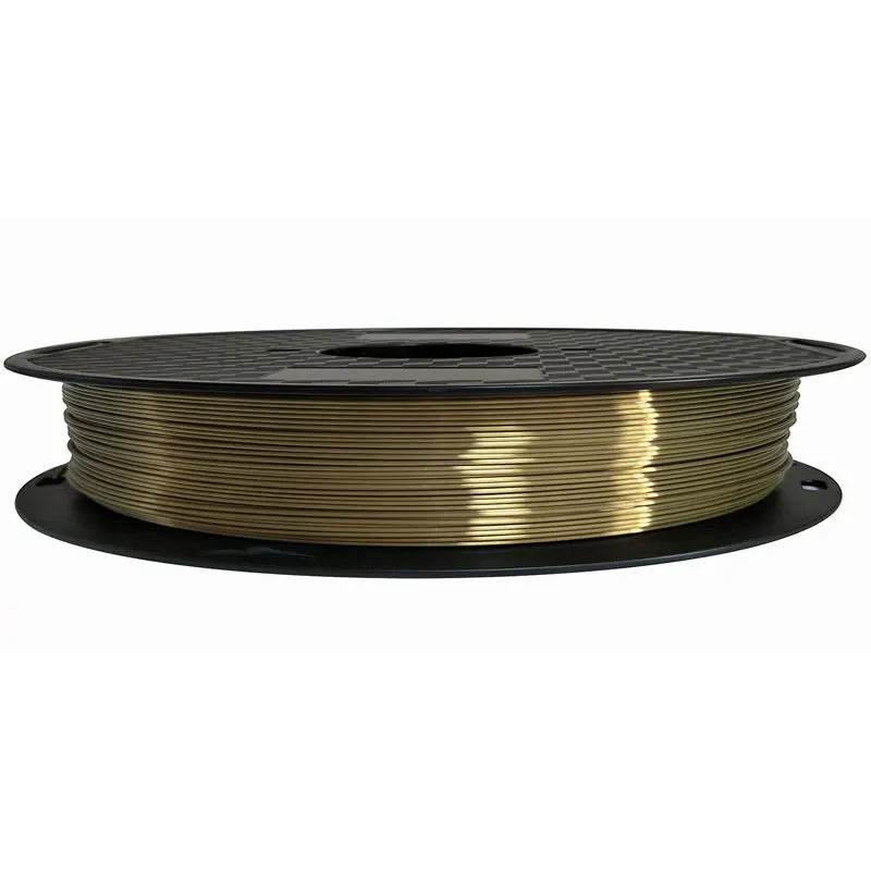 Шелковая нить для 3D-принтера Pla 1,75 мм 0,5 кг блестящая шелковистая Золотая 500 г нить для 3d-ручки с богатым блеском металлический материал