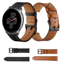 ของแท้หนังสำหรับ OnePlus นาฬิกาสมาร์ทสำหรับ Xiaomi MI นาฬิกาสีเปลี่ยนสร้อยข้อมือสำหรับ VIVO นาฬิกา42มม.46มม.