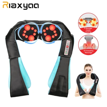 

Heat Deep Kneading Infrared Massager U Shape Electrical Shiatsu Massage Back Neck Shoulder Body at Car/Home Infrared Massagem