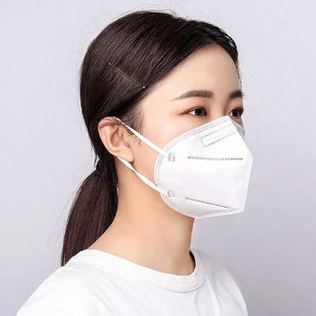 

100pcs NonWoven Face Mouth Mask Safety Antibacterial Face Masks Thickened soft 99% Filtration 5-Layer Mouth Muffle Fast Shipping
