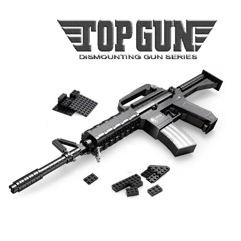 

M16 Model Gun Accessories Toys Military Tamiya Assembly Plastic Gun 62*21cm Model Tamiya