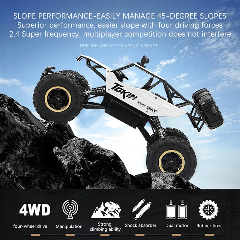 1:12 4WD RC автомобили обновленная версия 2,4G радиоуправляемые игрушечные машинки RC багги скоростные грузовики внедорожные Грузовики Игрушки для детей