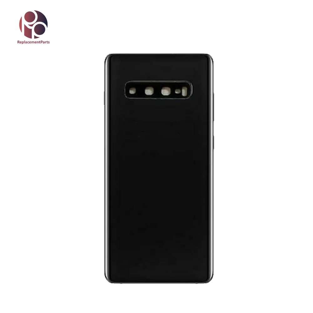 10 шт. Задняя крышка батареи для samsung Galaxy S10 6," /S10 Plus S10+ 6,4"/S10E дверной корпус с наклейкой+ объектив камеры