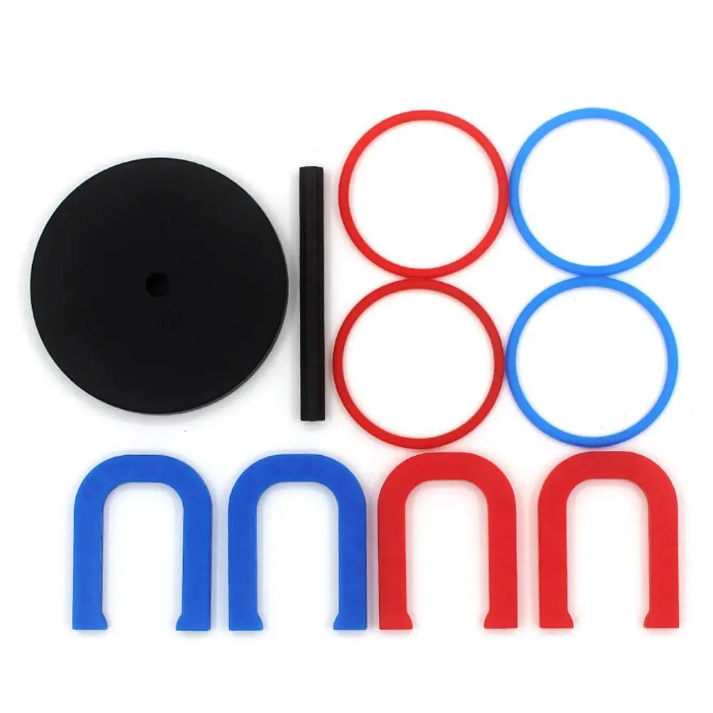

Rubber Horseshoe Circular Throwing Ring Children Intellectual Puzzle Game Toys Outdoor Throwing Plastic Ring