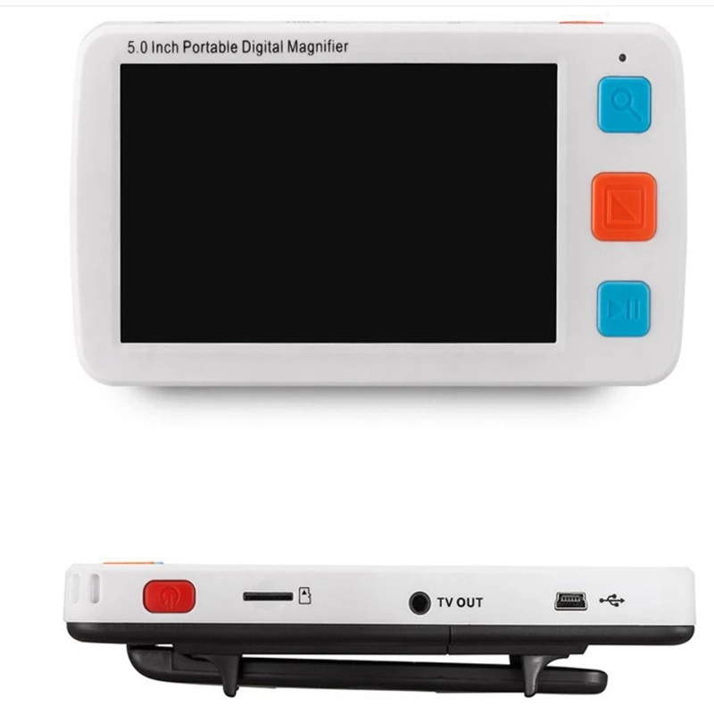 

5 Inch Lcd Modes Low Vision Portable Digital Video Magnifier Microscope Handheld Electronic Visual Aids For Reading Aid(Uk Plug)