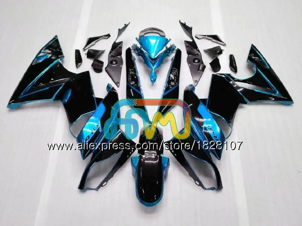 Красный горячее тело комплект для KAWASAKI 650R ER 6 F 650 R ER6 F 09-11 31BS. 28 ER 6F 650-R ER-6F ER6F 09 10 11 2009 2010 2011 обтекатель - Цвет: No. 16