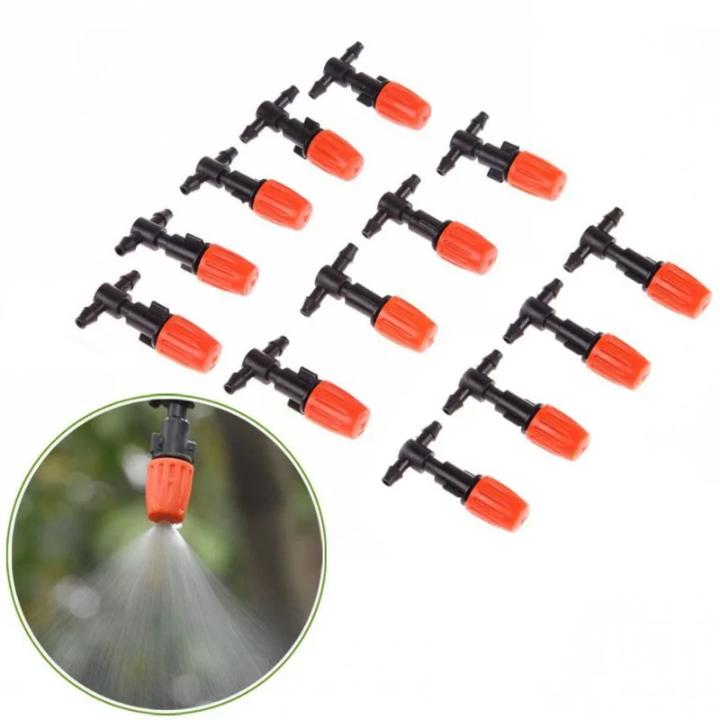 25 Sets Automatic Watering 360 Adjustable Misting Nozzle Irrigation Drippers Kit