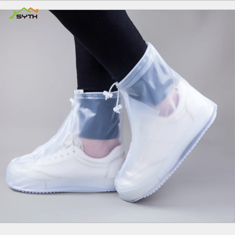 1 пара многоразовых эластичных чехлов для обуви для дома на открытом воздухе, противоскользящие дождевые Чехлы для обуви, уличные пылезащитные водонепроницаемые чехлы для ног