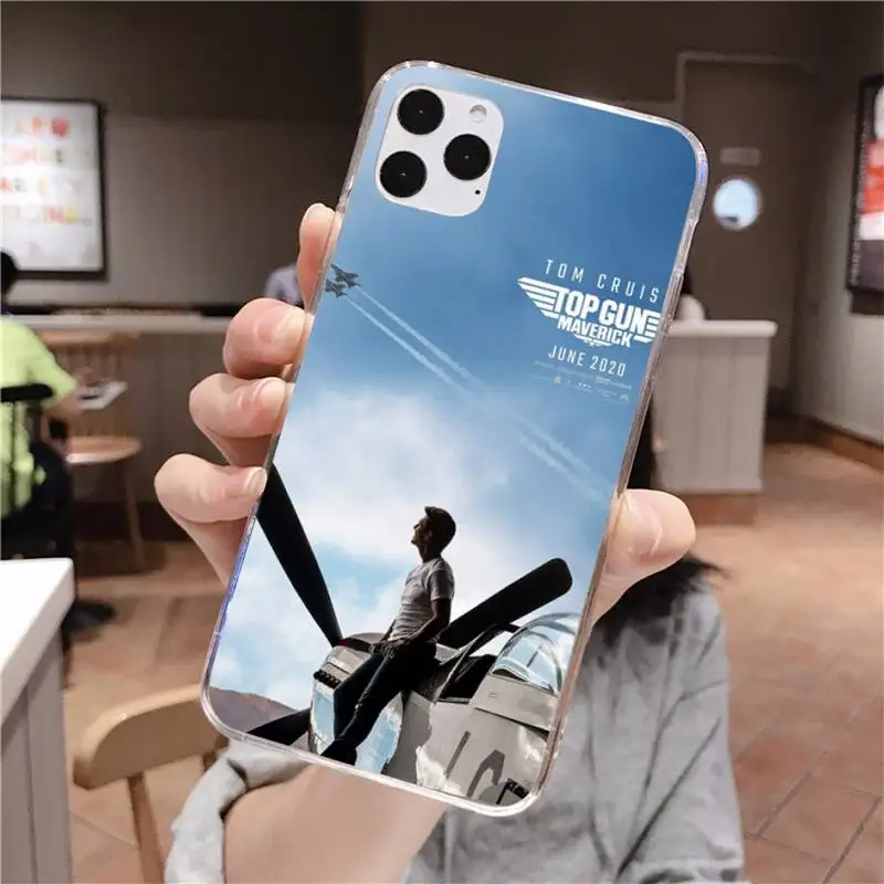 case for iphone 7 CUTEWANAN TV Series Top Gun poster Custom Photo Soft Phone Case for iPhone 11 pro XS MAX 8 7 6 6S Plus X 5S SE 2020 XR cover cute iphone 7 cases